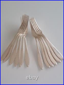 Ménagère en métal argenté CHRISTOFLE MODÈLE ALBATROS 50 Pièces