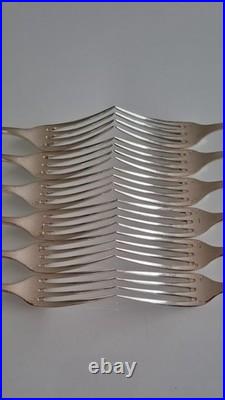 Ménagère en métal argenté CHRISTOFLE MODÈLE ALBATROS 50 Pièces