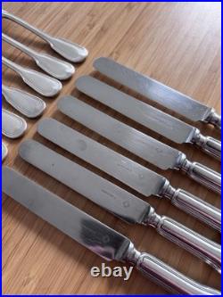 Ménagère métal argenté CHRISTOFLE Modele Chinon 6 Personnes 39 Pieces
