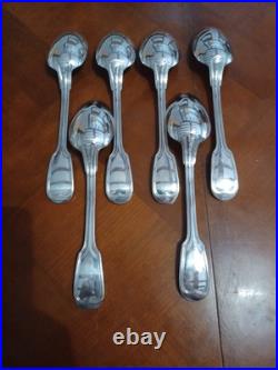 Ménagère métal argenté Christofle Modele Chinon 6 Personnes 36 Pieces