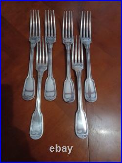 Ménagère métal argenté Christofle Modele Chinon 6 Personnes 36 Pieces
