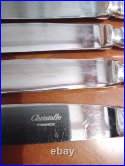 Ménagère métal argenté Christofle Modele Chinon 6 Personnes 36 Pieces