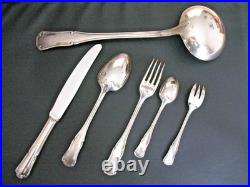 Ménagère métal argenté Ercuis modèle VALENÇAY 61 Pièces. TBE