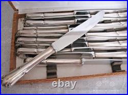 Ménagère métal argenté Ercuis modèle VALENÇAY 61 Pièces. TBE