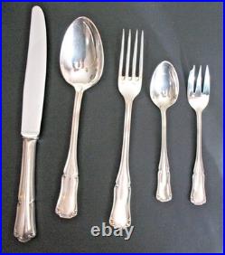 Ménagère métal argenté Ercuis modèle VALENÇAY 61 Pièces. TBE