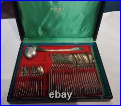 Ménagère métal argenté ercuis modèle perle 37 pièces