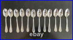 Ménagère métal argenté modèle Art Déc 61 pièces