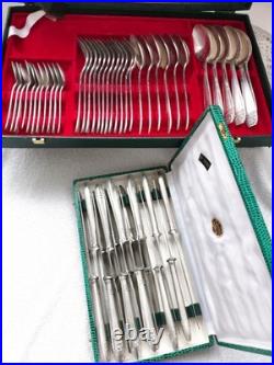 Ménagère métal argenté modèle Liberty Grand Prix de Monaco 48 pièces H. Fabre