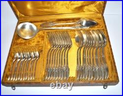 Ménagère set 34 couverts de table Empire modèle Marie-Louise Orfèvre BOULENGER