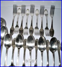 Ménagère set 34 couverts de table Empire modèle Marie-Louise Orfèvre BOULENGER