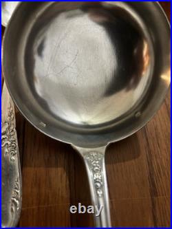 Métal Alliage Blanc 36 Couverts Métal Argenté Modèle Feuille François 1er