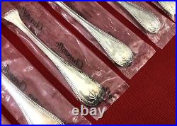 NEUF 12 couverts à poisson CHRISTOFLE modèle MALMAISON métal argenté Couteaux