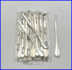 NEUF 12 curette / tirette à homard CHRISTOFLE modèle PERLES métal argenté 18 cm