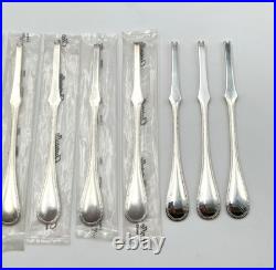 NEUF 12 curette / tirette à homard CHRISTOFLE modèle PERLES métal argenté 18 cm