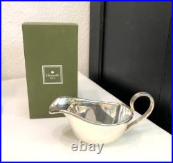 NEUVE saucière CHRISTOFLE métal argenté Modèle VIBRATIONS sauce Plat Table Boite