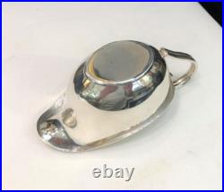 NEUVE saucière CHRISTOFLE métal argenté Modèle VIBRATIONS sauce Plat Table Boite