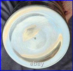 Orfèvre C D Seau à Champagne vintage en métal argenté modèle style art déco