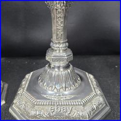 Paire de bougeoirs/flambeaux Christofle modèle Duperier