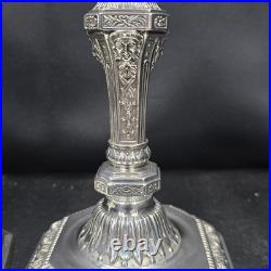 Paire de bougeoirs/flambeaux Christofle modèle Duperier