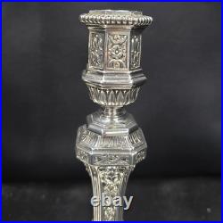 Paire de bougeoirs/flambeaux Christofle modèle Duperier