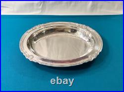 Panière à pain CHRISTOFLE GALLIA modèle COQUILLES VENDOME métal argenté 31x24 cm