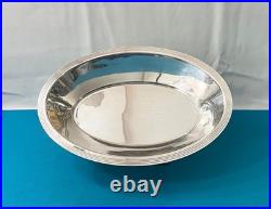 Panière corbeille à pain CHRISTOFLE modèle ONDULATION VIBRATION métal argenté