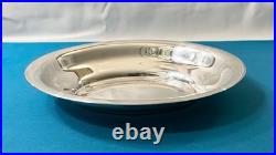 Panière corbeille a pain ERCUIS modèle FILET métal argenté plat service table