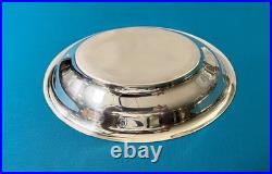 Panière corbeille a pain ERCUIS modèle FILET métal argenté plat service table
