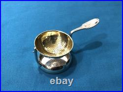 Passe thé à bascule CHRISTOFLE modèle DELAFOSSE métal argenté Service Théière