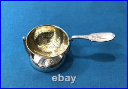 Passe thé à bascule CHRISTOFLE modèle DELAFOSSE métal argenté Service Théière