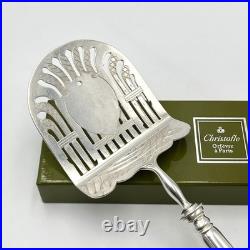 Pelle à asperges CHRISTOFLE modèle BAGUETTE métal argenté Couvert Table 26 cm