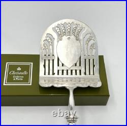 Pelle à asperges CHRISTOFLE modèle BAGUETTE métal argenté Couvert Table 26 cm