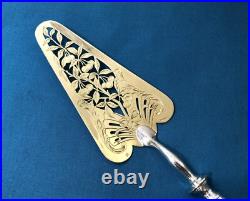 Pelle à tarte CHRISTOFLE modèle PEAU DE LION métal argenté & doré Couvert 30,5cm