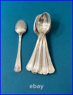 Petites cuillères CHRISTOFLE modèle BORÉAL métal argenté couvert 13,5 cm table