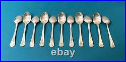 Petites cuillères CHRISTOFLE modèle BORÉAL métal argenté couvert 13,5 cm table