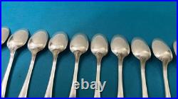 Petites cuillères CHRISTOFLE modèle BORÉAL métal argenté couvert 13,5 cm table