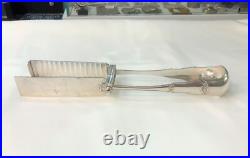 Pince de service à asperges CHRISTOFLE métal argenté Modèle NOEUD GORDIEN 25,5cm