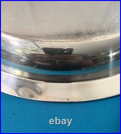 Plat creux CHRISTOFLE modèle MALMAISON métal argenté EMPIRE 31x23 cm table