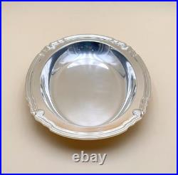 Plat creux ovale CHRISTOFLE modèle VENDOME métal argenté (contours coquille)