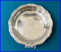 Plat de service ovale CHRISTOFLE modèle FILET métal argenté table 26,5cm plateau