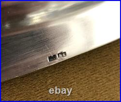 Plat de service ovale en métal argenté modèle CONTOURS FILETS CHINON 55,5 cm