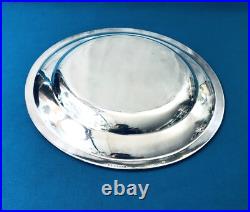 Plat de service rond CHRISTOFLE modèle FILET ACANTHE métal argenté 30 cm Plateau