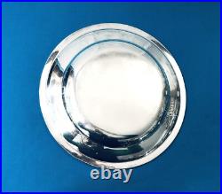 Plat de service rond CHRISTOFLE modèle FILET ACANTHE métal argenté 30 cm Plateau