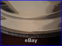 Plat oval christofle métal argenté modèle malmaison long. 39.8 cm
