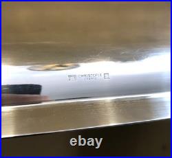 Plateau de service CHRISTOFLE modèle MALMAISON métal argenté 35 x 28 Table Plat