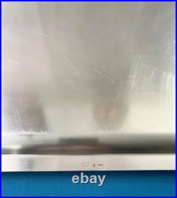 Plateau de service CHRISTOFLE modèle RUBANS CROISÉS métal argenté 52x32 cm