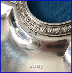 Plateau de service ovale à anses en métal argenté Modèle EMPIRE 52 cm Table Plat