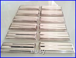 Porte Couteaux en métal argenté CHRISTOFLE modèle ondulation de LUC LANEL