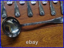 RAVINET D'ENFERT ANCIENNE MENAGERE 61 PCS métal argenté MODELE COQUILLE RAVINET D'ENFERT ANCIENNE MENAGERE 61 PCS métal argenté MODELE COQUILLE