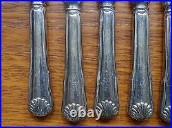 RAVINET D'ENFERT ANCIENNE MENAGERE 61 PCS métal argenté MODELE COQUILLE RAVINET D'ENFERT ANCIENNE MENAGERE 61 PCS métal argenté MODELE COQUILLE